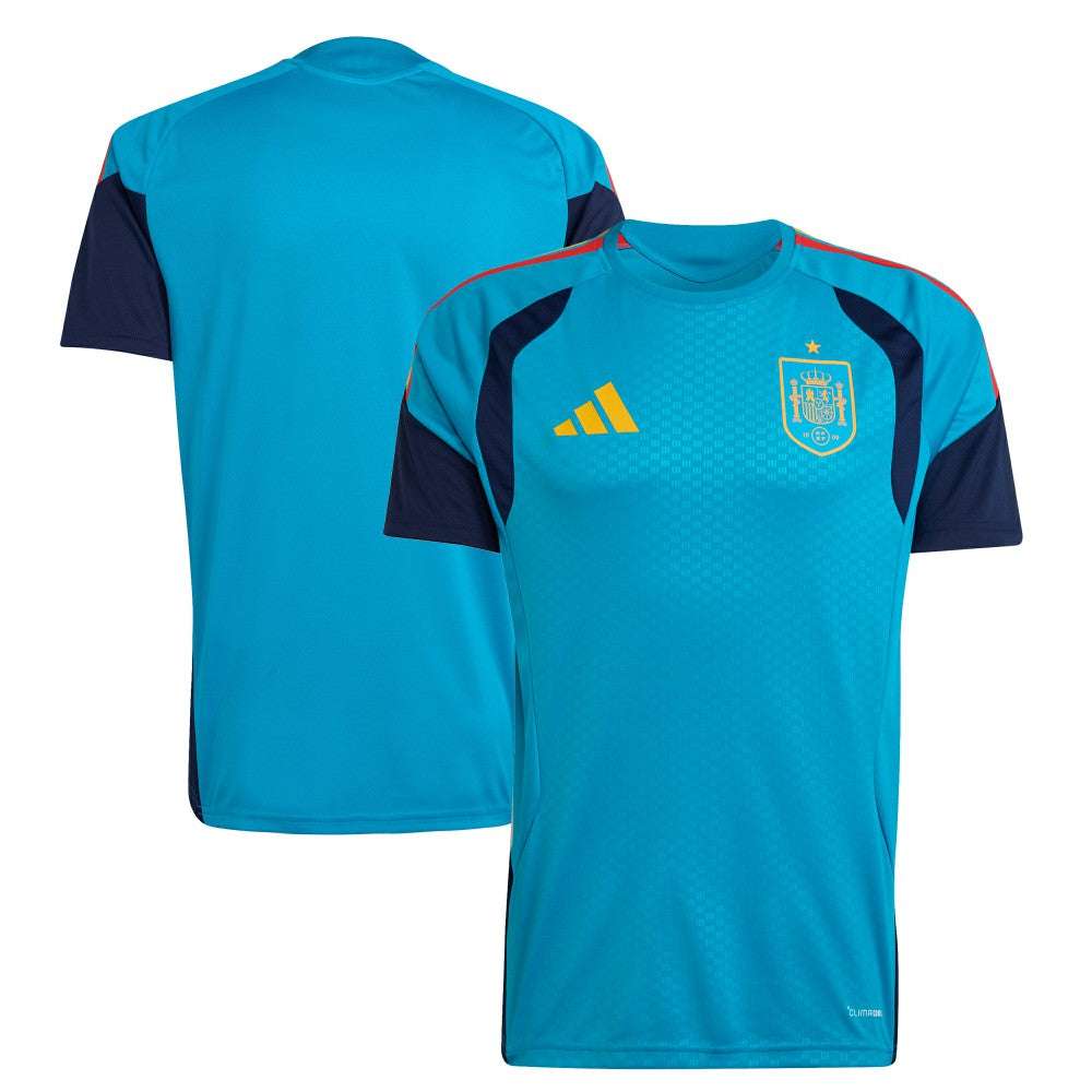 Spain National Team FIFA x World Cup 2026 Tiro Home Training Jersey Turquoise - Adidas