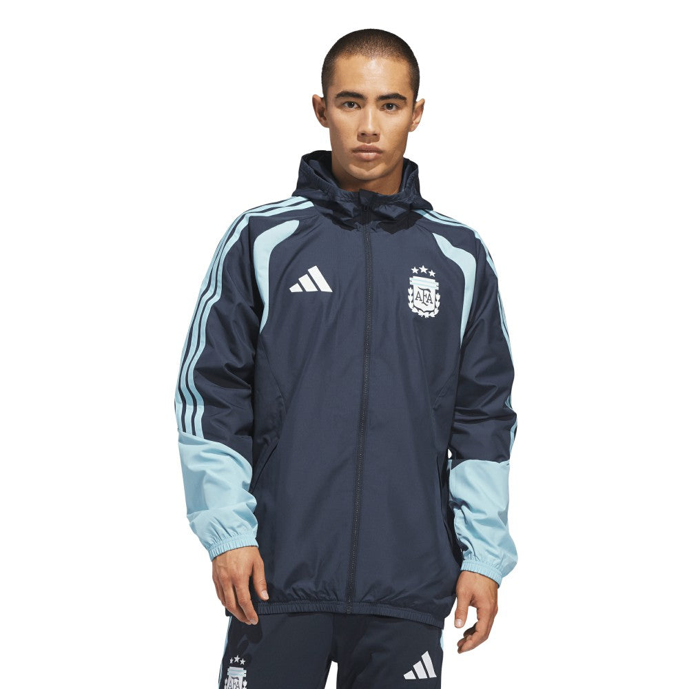 Argentina National Team FIFA x World Cup 2026 Tiro All Weather Full-Zip Jacket Navy - Adidas