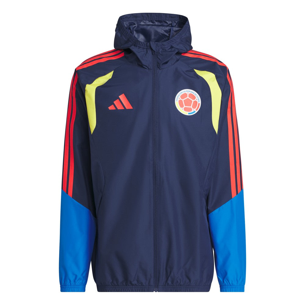 Colombia National Team FIFA x World Cup 2026 Tiro All Weather Full-Zip Jacket Navy - Adidas on sale