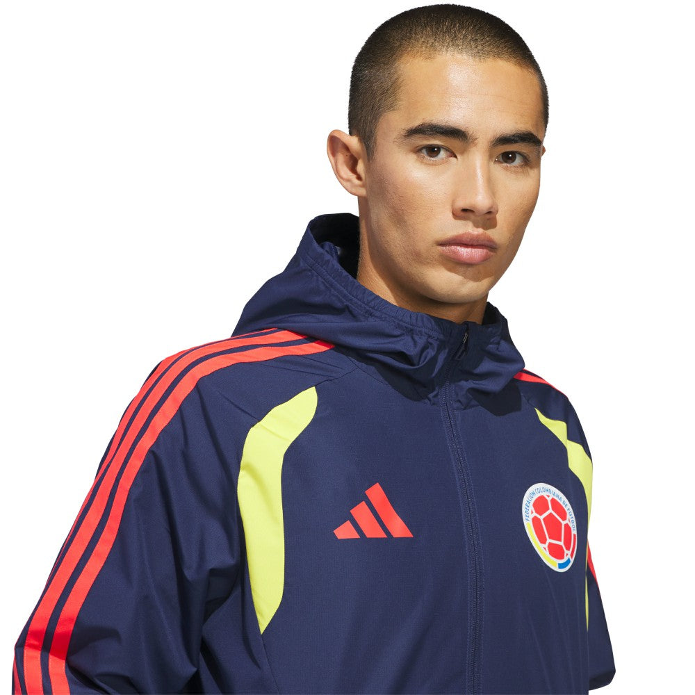 Colombia National Team FIFA x World Cup 2026 Tiro All Weather Full-Zip Jacket Navy - Adidas on sale