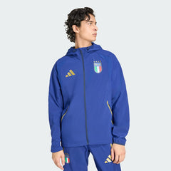 Italy National Team FIFA x World Cup 2026 Full-Zip Travel Windbreaker Jacket Blue - Adidas on sale