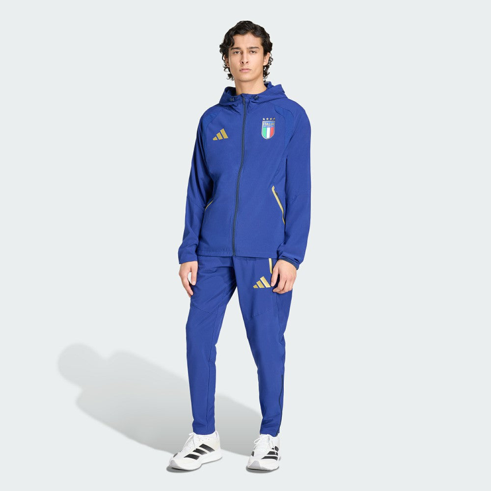 Italy National Team FIFA x World Cup 2026 Full-Zip Travel Windbreaker Jacket Blue - Adidas on sale