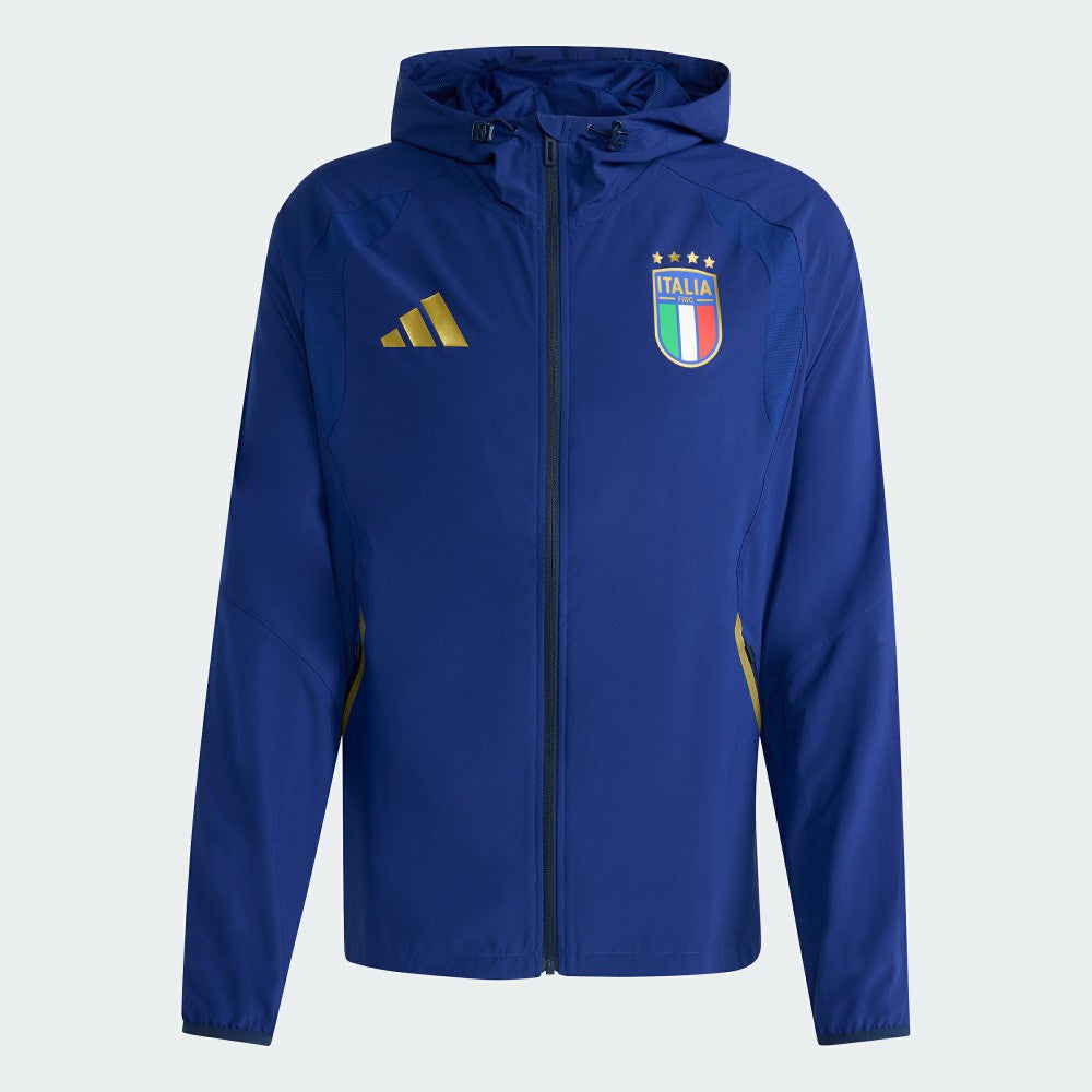 Italy National Team FIFA x World Cup 2026 Full-Zip Travel Windbreaker Jacket Blue - Adidas on sale