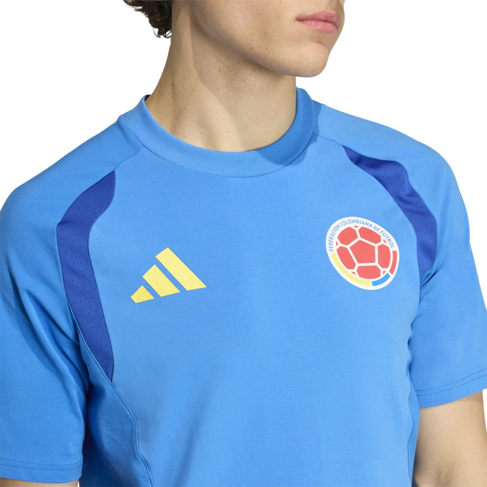 Colombia National Team FIFA x World Cup Tiro Travel T-Shirt Blue - Adidas discount