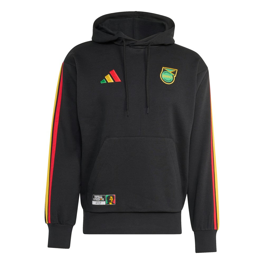 Jamaica National Team Alphaskin Fleece Hoodie Black - Adidas outlet