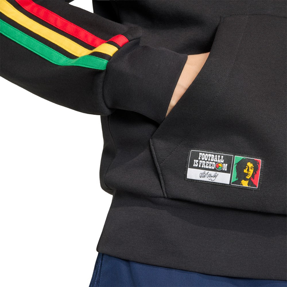 Jamaica National Team Alphaskin Fleece Hoodie Black - Adidas outlet