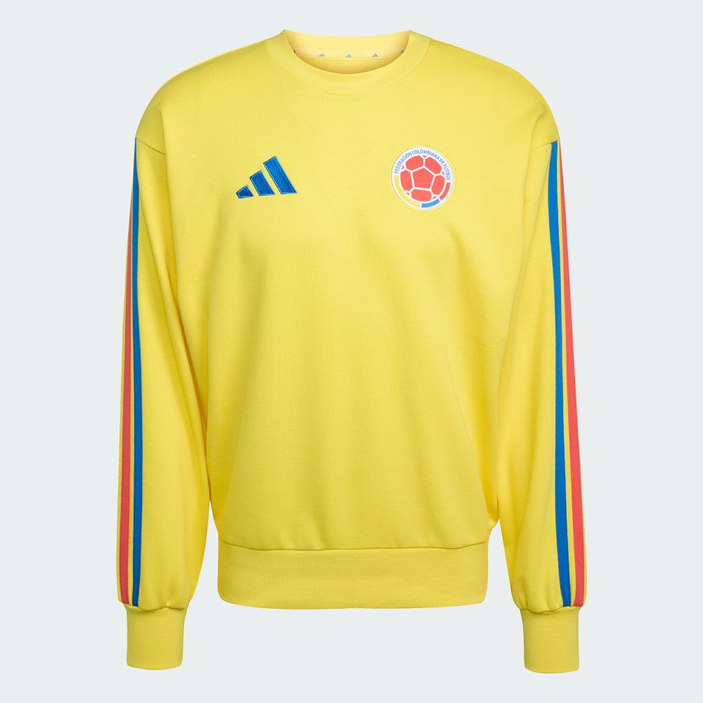 Colombia National Team FIFA x World Cup Alphaskin Crewneck Sweatshirt Yellow - Adidas for sale