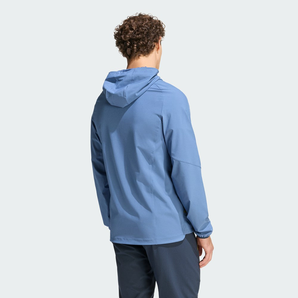 Argentina National Team FIFA x World Cup Tiro Travel Raglan Full-Zip Windbreaker Hoodie Blue - Adidas outlet