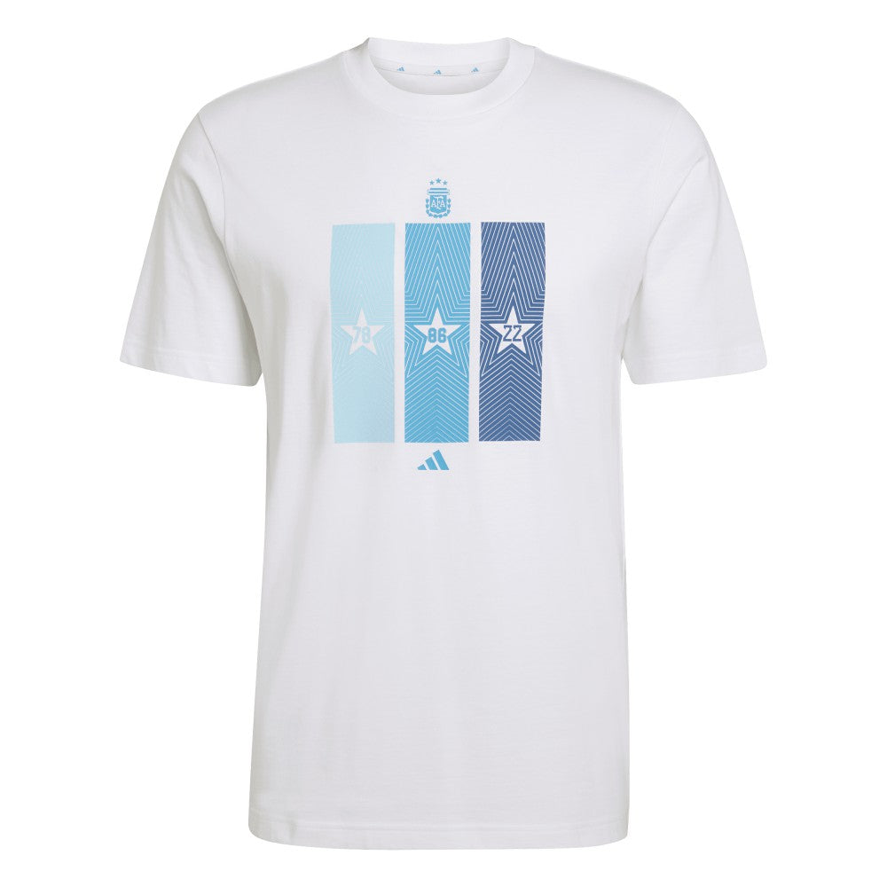 Argentina National Team FIFA x World Cup 2022 Winners Home T-Shirt White - Adidas discount