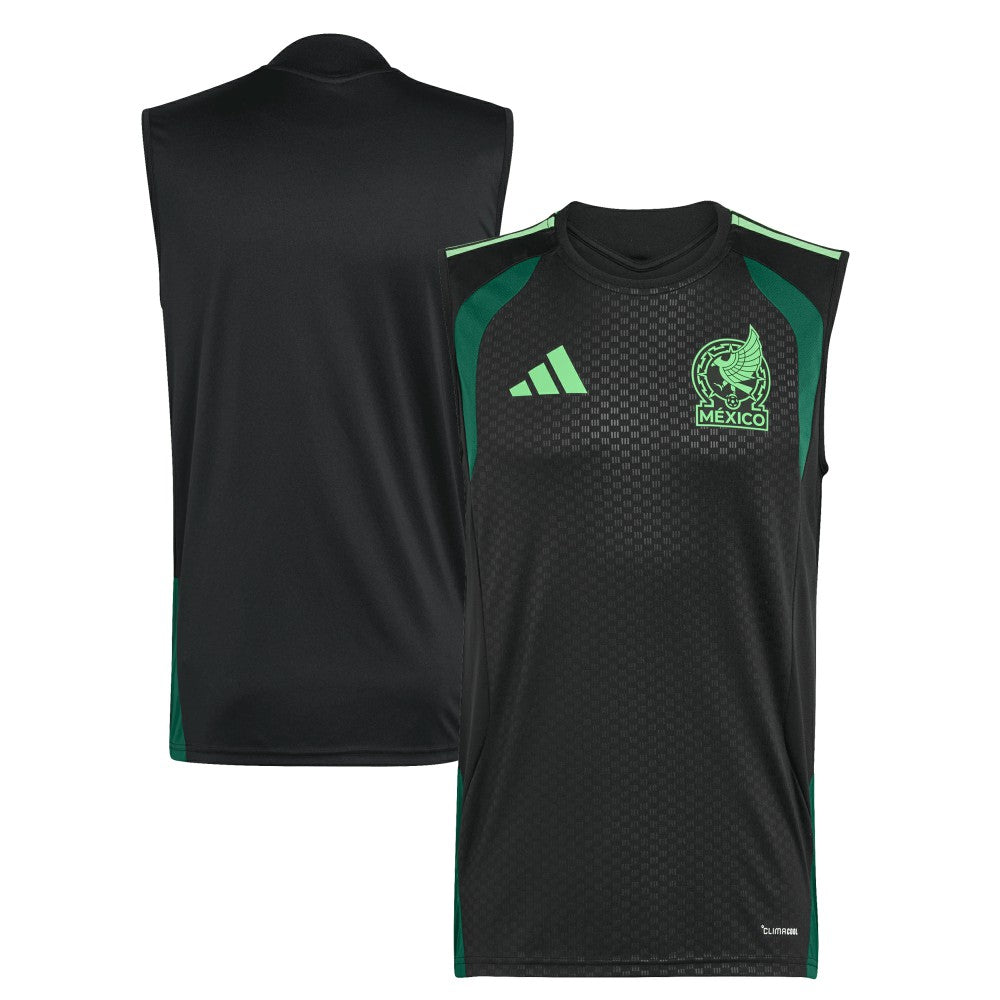 Mexico National Team FIFA x World Cup 2026 Sleeveless Training Jersey Black - Adidas sale