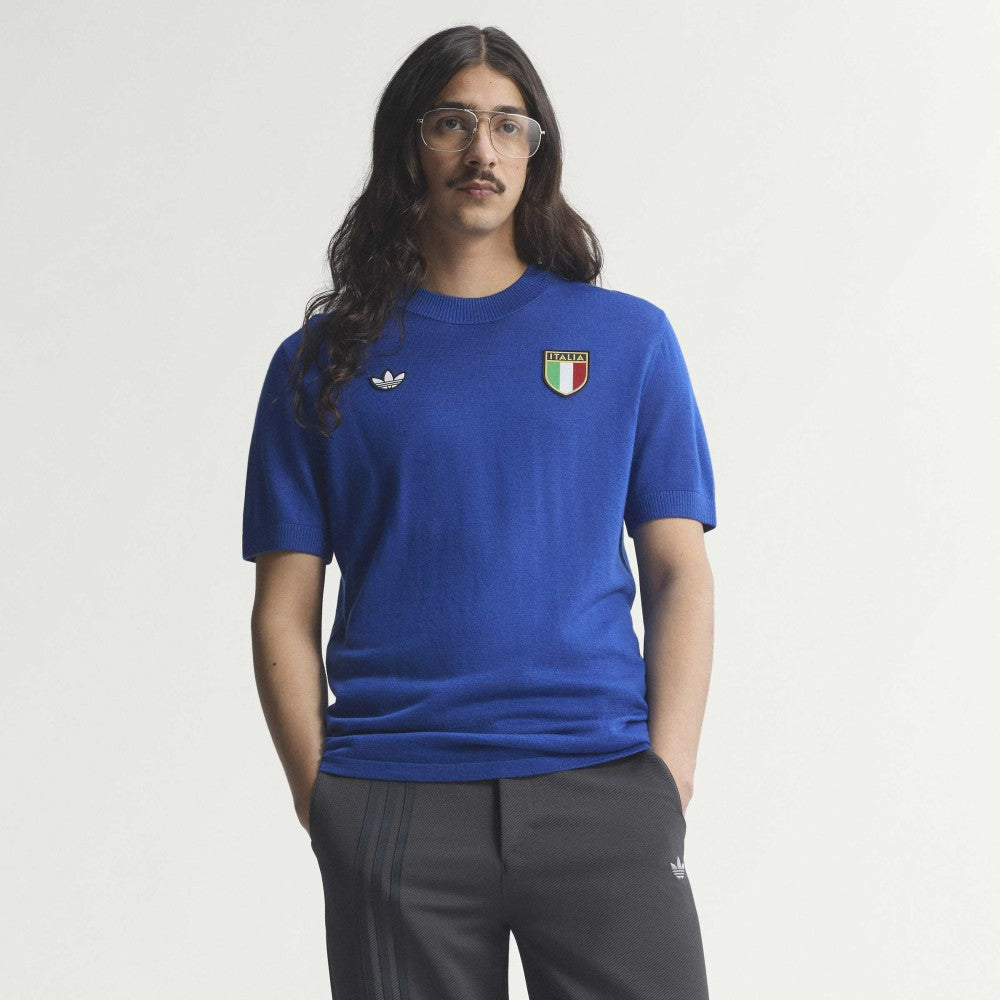 Italy National Team 1970s Fashion Jersey Blue - Adidas outlet