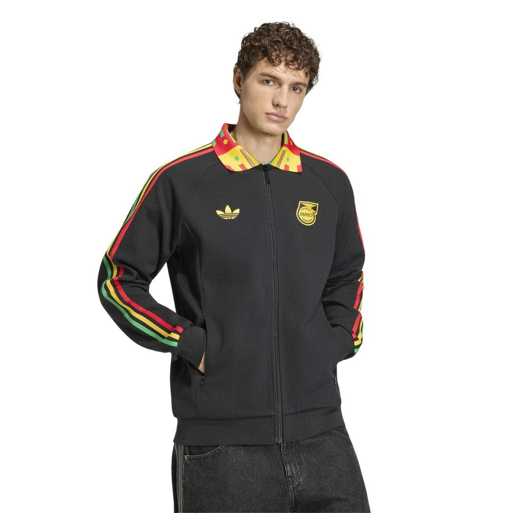 Jamaica National Team Anthem Full-Zip Jacket Black - Adidas outlet