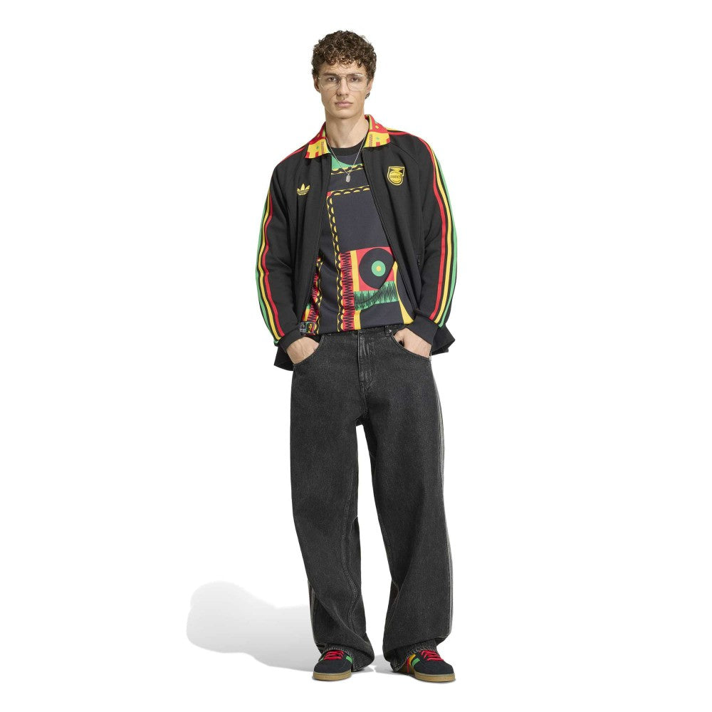 Jamaica National Team Anthem Full-Zip Jacket Black - Adidas outlet