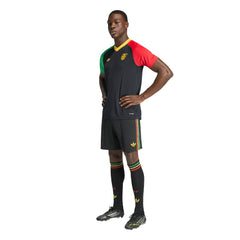 Jamaica National Team 2026 Pre-Match Training Jersey Black - Adidas discount