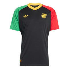 Jamaica National Team 2026 Pre-Match Training Jersey Black - Adidas discount