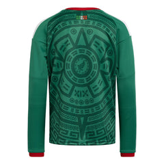 Mexico National Team Youth FIFA x World Cup 2026 Home Replica Long-Sleeve Jersey Green - Adidas sale