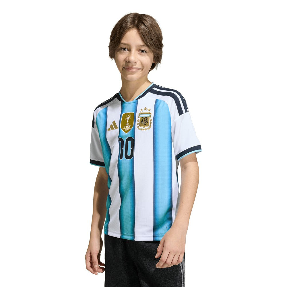 Lionel Messi Argentina National Team Youth FIFA x World Cup 2026 Home Replica Jersey White - Adidas outlet