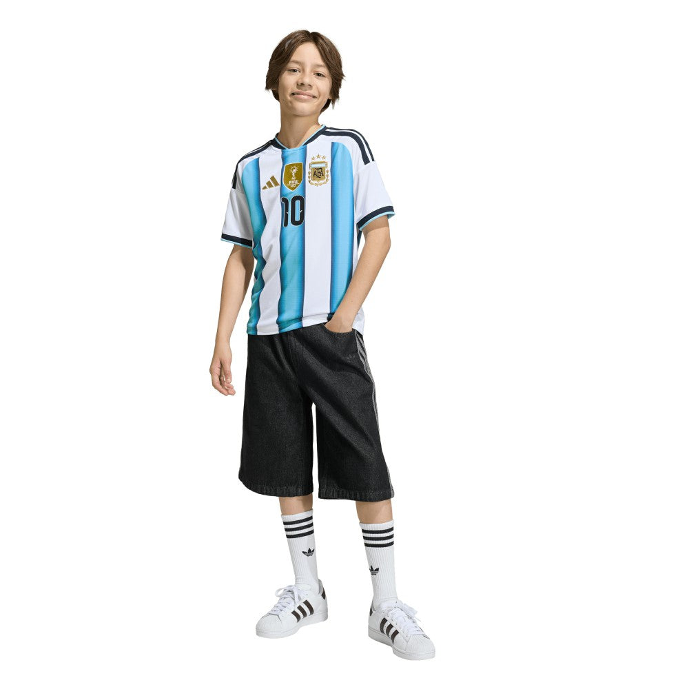 Lionel Messi Argentina National Team Youth FIFA x World Cup 2026 Home Replica Jersey White - Adidas outlet