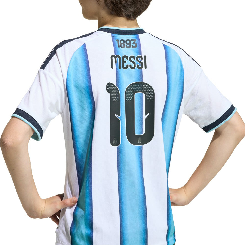 Lionel Messi Argentina National Team Youth FIFA x World Cup 2026 Home Replica Jersey White - Adidas outlet