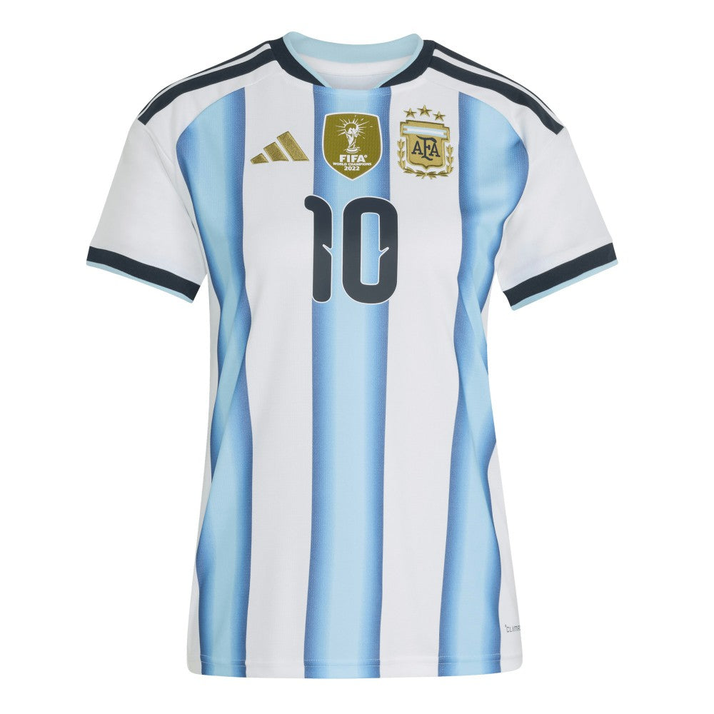 Lionel Messi Argentina National Team Women's FIFA x World Cup 2026 Home Replica Jersey White - Adidas for sale