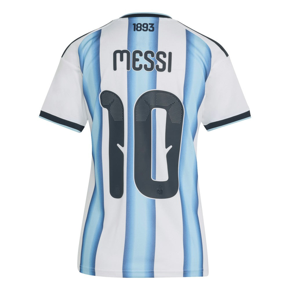 Lionel Messi Argentina National Team Women's FIFA x World Cup 2026 Home Replica Jersey White - Adidas for sale