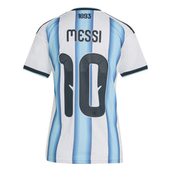 Lionel Messi Argentina National Team Women's FIFA x World Cup 2026 Home Replica Jersey White - Adidas for sale