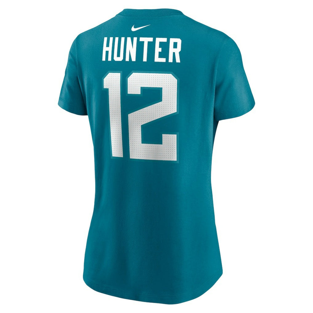 Travis Hunter Jacksonville Jaguars Women's Name & Number T-Shirt - Teal T-shirts