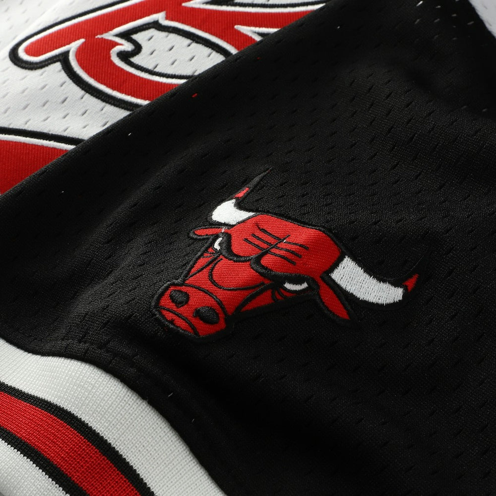 Scottie Pippen Chicago Bulls Player Mesh V-Neck Shirt White - Mitchell & Ness