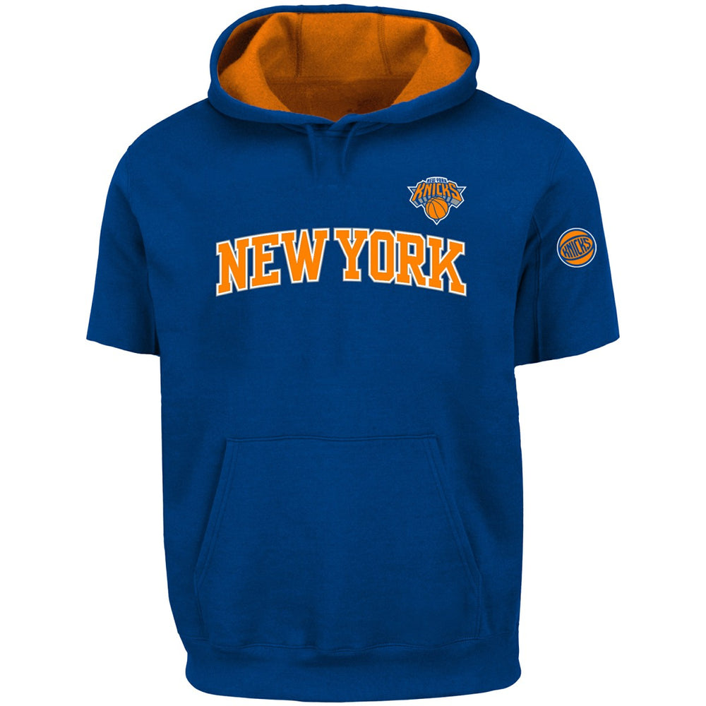 Jalen Brunson New York Knicks Big & Tall Short Sleeve Hoodie Blue - Fanatics outlet