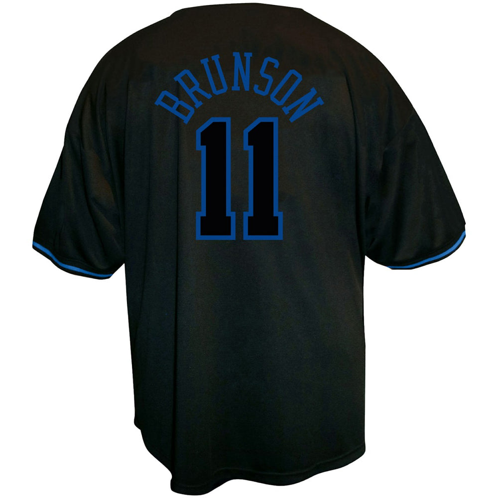 Jalen Brunson New York Knicks Big & Tall Name & Number Fashion Jersey Black - Fanatics