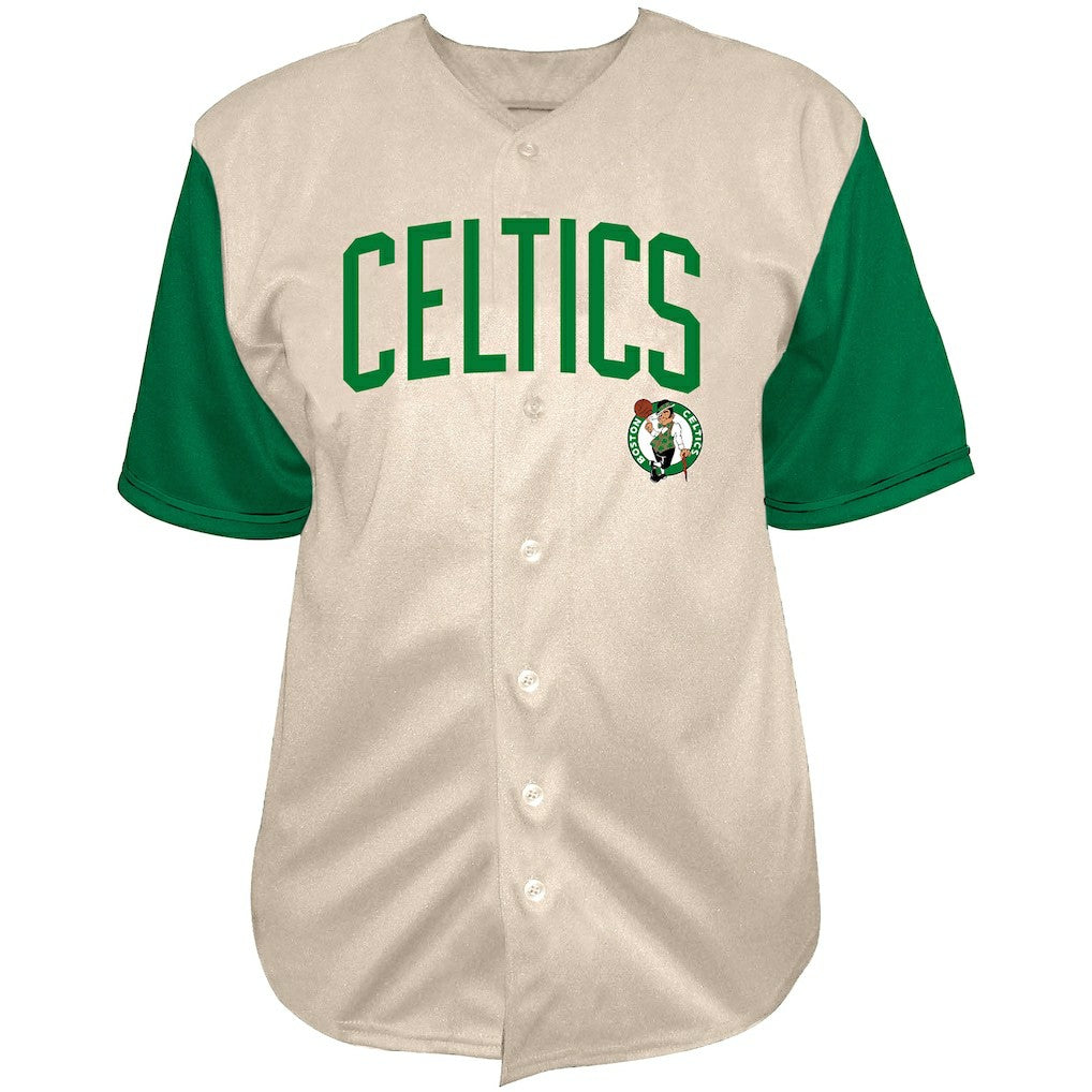 Jayson Tatum Boston Celtics Baseball Jersey Cream - Fanatics