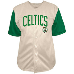 Jayson Tatum Boston Celtics Baseball Jersey Cream - Fanatics