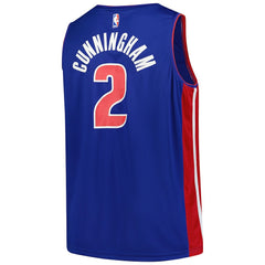 Cade Cunningham Detroit Pistons Big & Tall Fast Break Player Jersey Blue Icon Edition - Fanatics