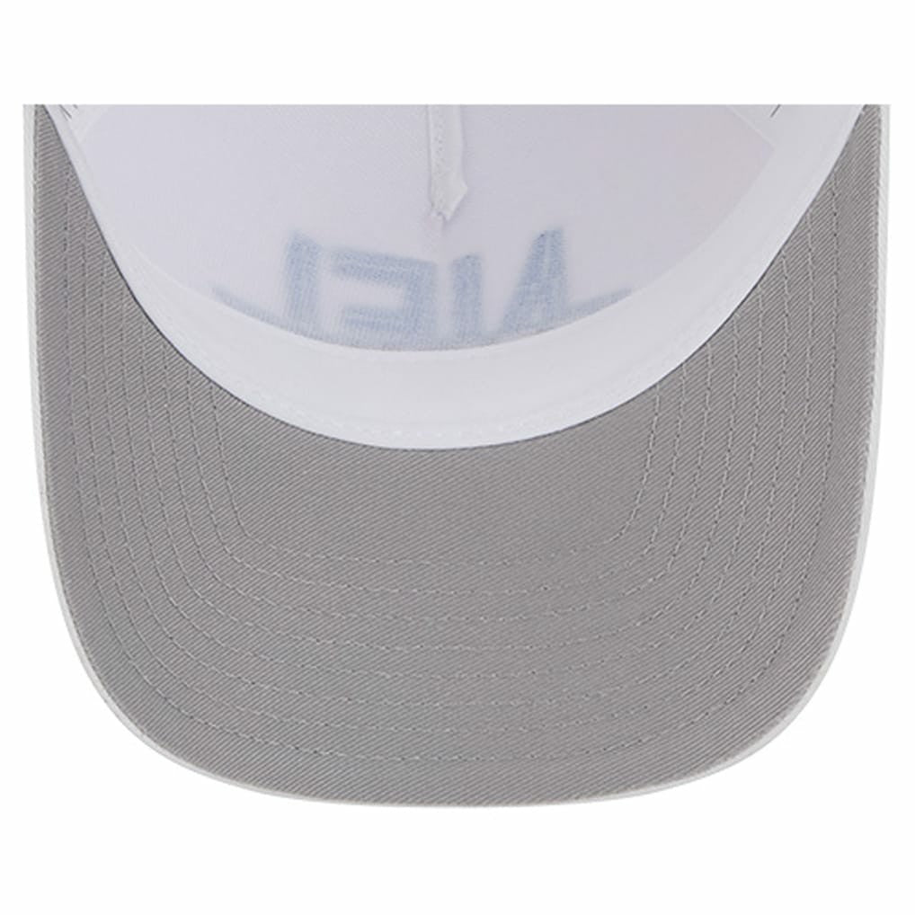 Detroit Lions New Era NFL 9FORTY A-Frame M-Crown Adjustable Trucker Hat - White Hats