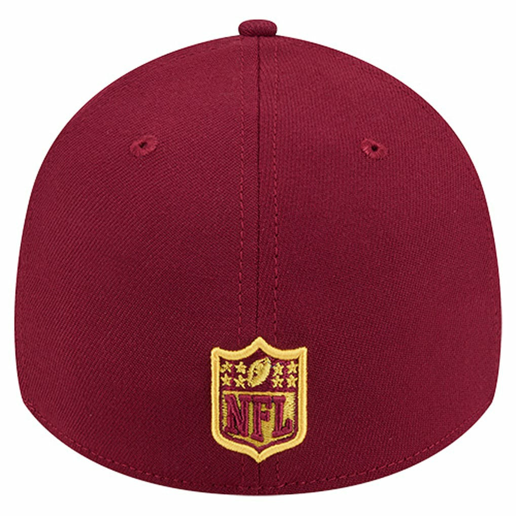 Washington Commanders New Era Stripes 39THIRTY Flex Hat - Burgundy Hats