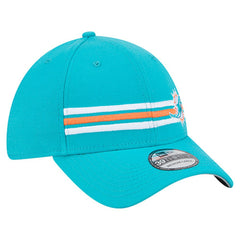 Miami Dolphins New Era Stripes 39THIRTY Flex Hat - Aqua Hats