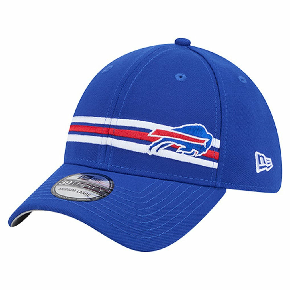 Buffalo Bills New Era Stripes 39THIRTY Flex Hat - Royal Hats