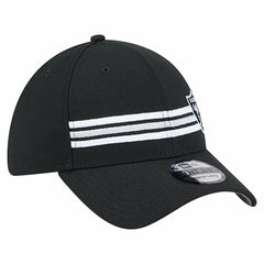 Las Vegas Raiders New Era Stripes 39THIRTY Flex Hat - Black Hats