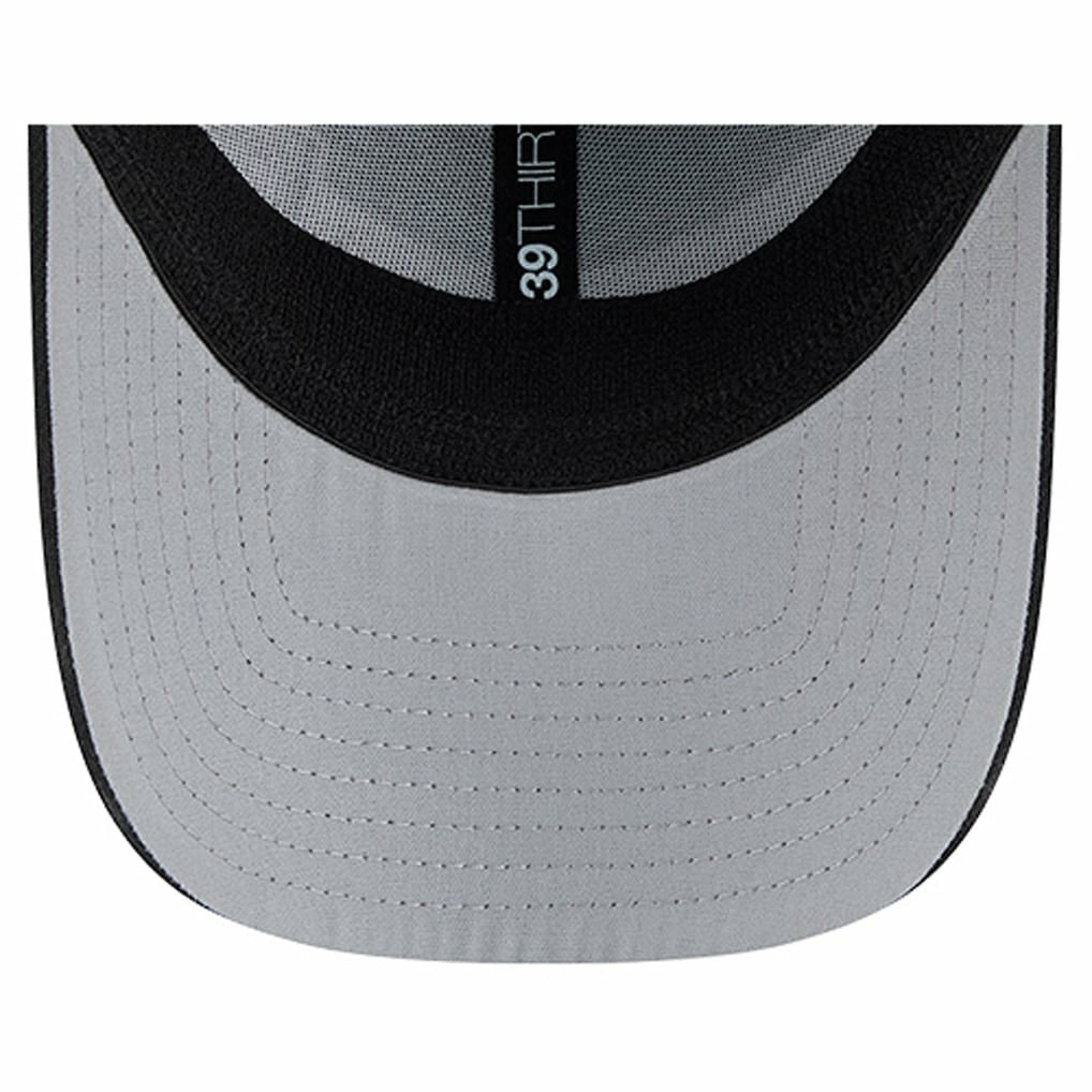 Las Vegas Raiders New Era Stripes 39THIRTY Flex Hat - Black Hats