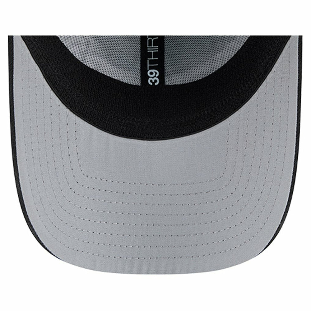 Las Vegas Raiders New Era Stripes 39THIRTY Flex Hat - Black Hats