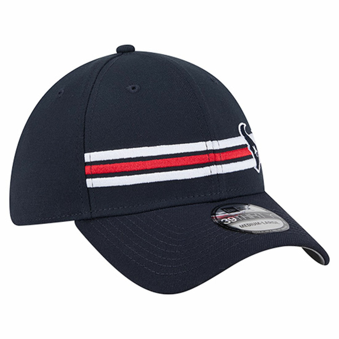 Houston Texans New Era Stripes 39THIRTY Flex Hat - Navy Hats