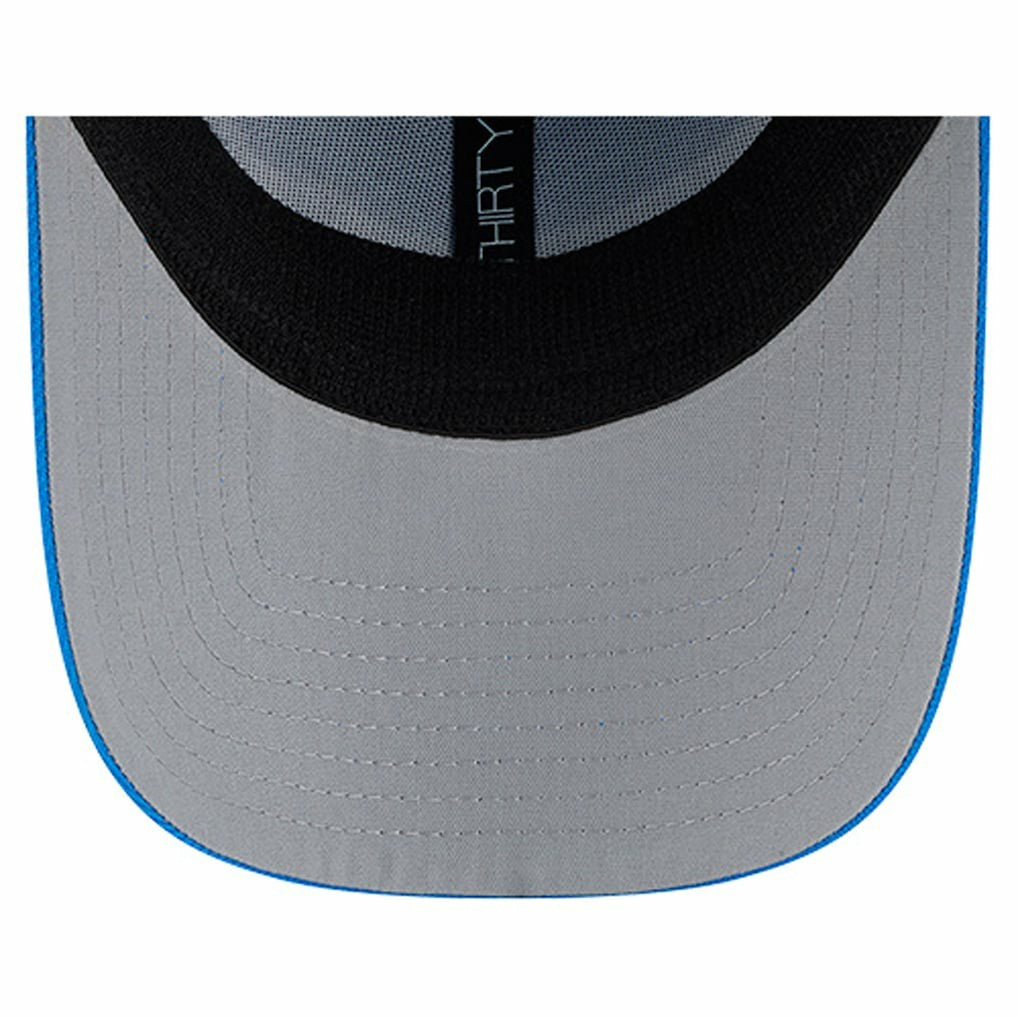 Detroit Lions New Era Stripes 39THIRTY Flex Hat - Blue Hats
