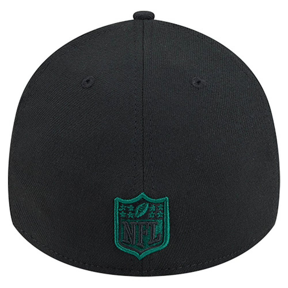 New York Jets New Era Stripes 39THIRTY Flex Hat - Black Hats