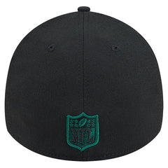 New York Jets New Era Stripes 39THIRTY Flex Hat - Black Hats