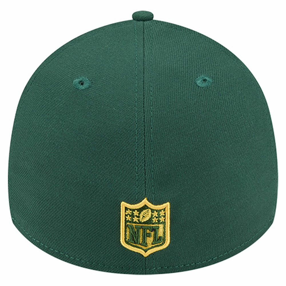 Green Bay Packers New Era Stripes 39THIRTY Flex Hat - Green Hats