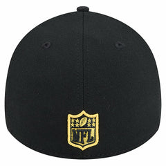Pittsburgh Steelers New Era Stripes 39THIRTY Flex Hat - Black Hats