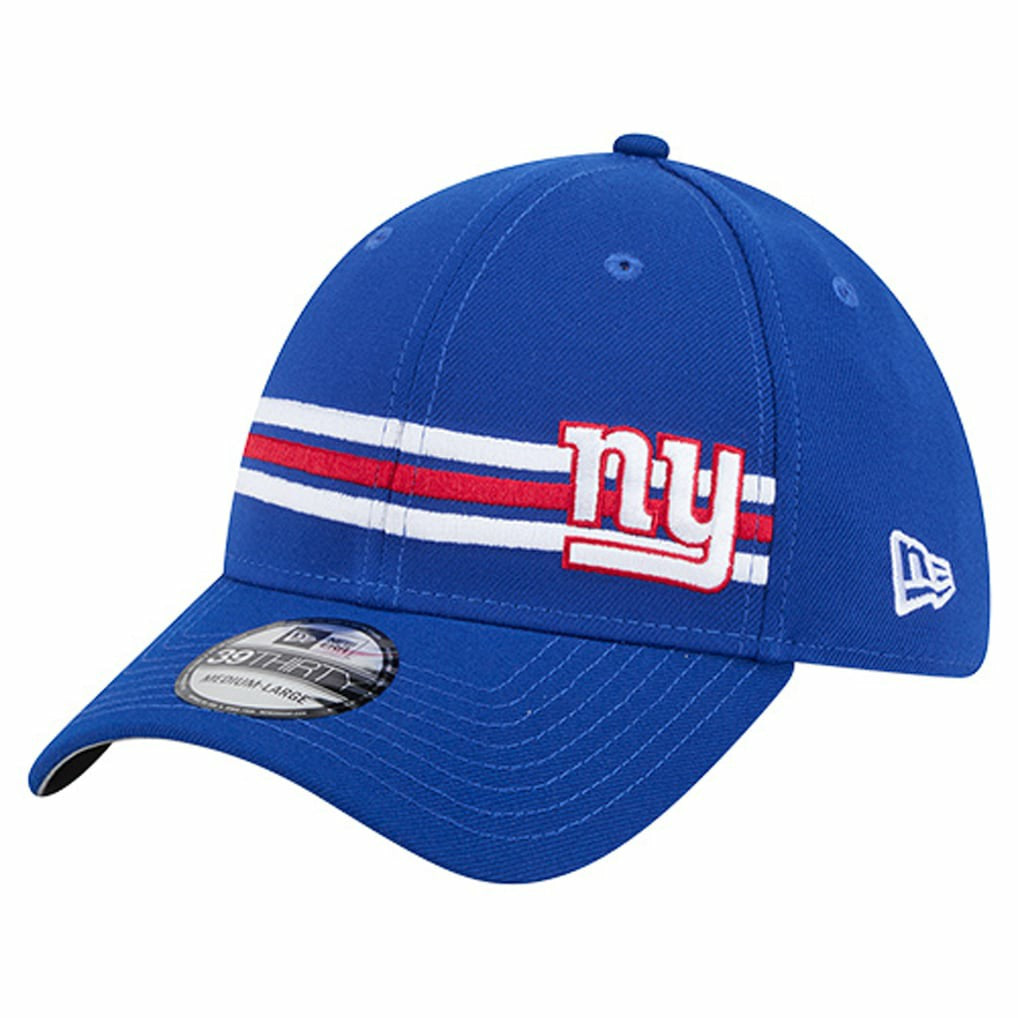 New York Giants New Era Stripes 39THIRTY Flex Hat - Royal Hats