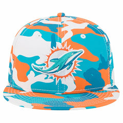 Miami Dolphins New Era 59FIFTY Fitted Hat - Orange/Aqua Hats