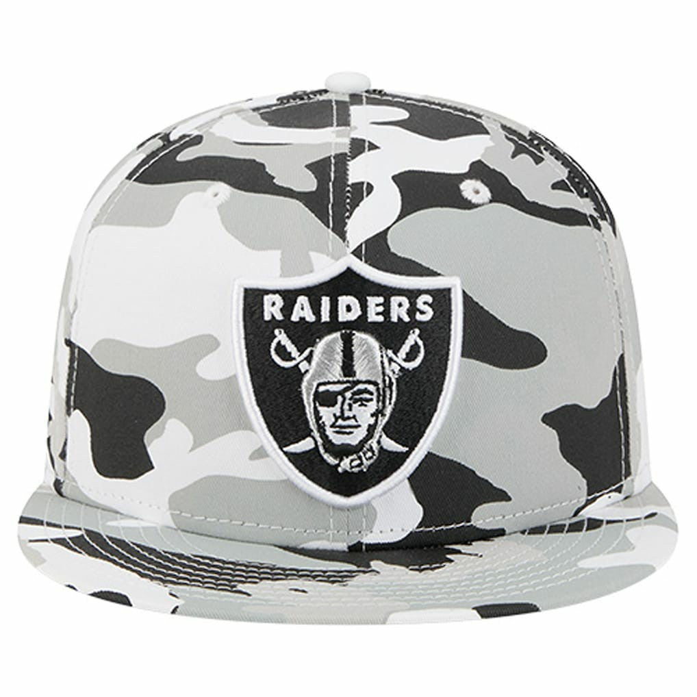 Las Vegas Raiders New Era 59FIFTY Fitted Hat - Silver/Black Hats