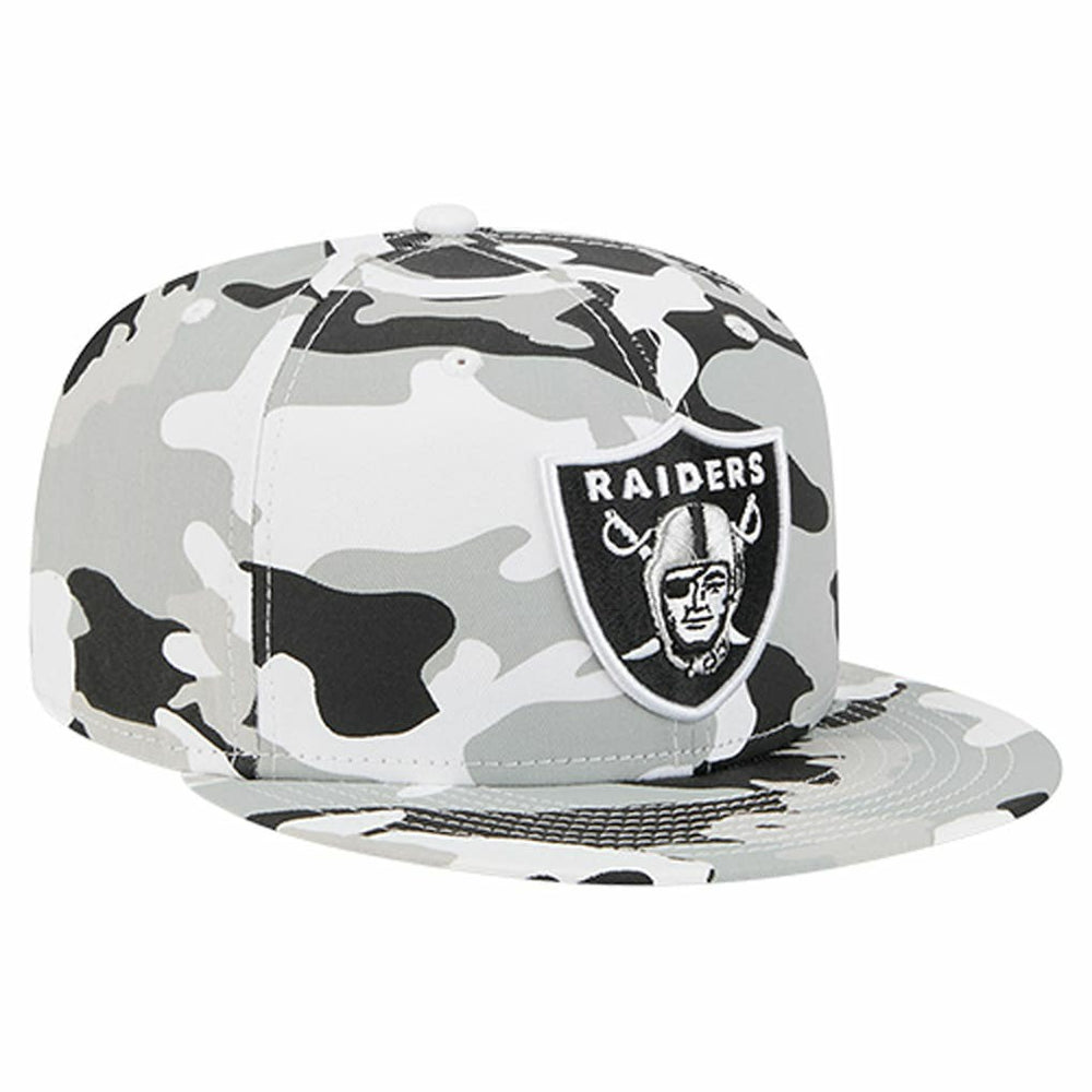 Las Vegas Raiders New Era 59FIFTY Fitted Hat - Silver/Black Hats